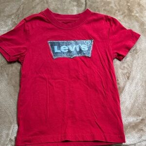 Levi's Kids Red Short Sleeve Tee